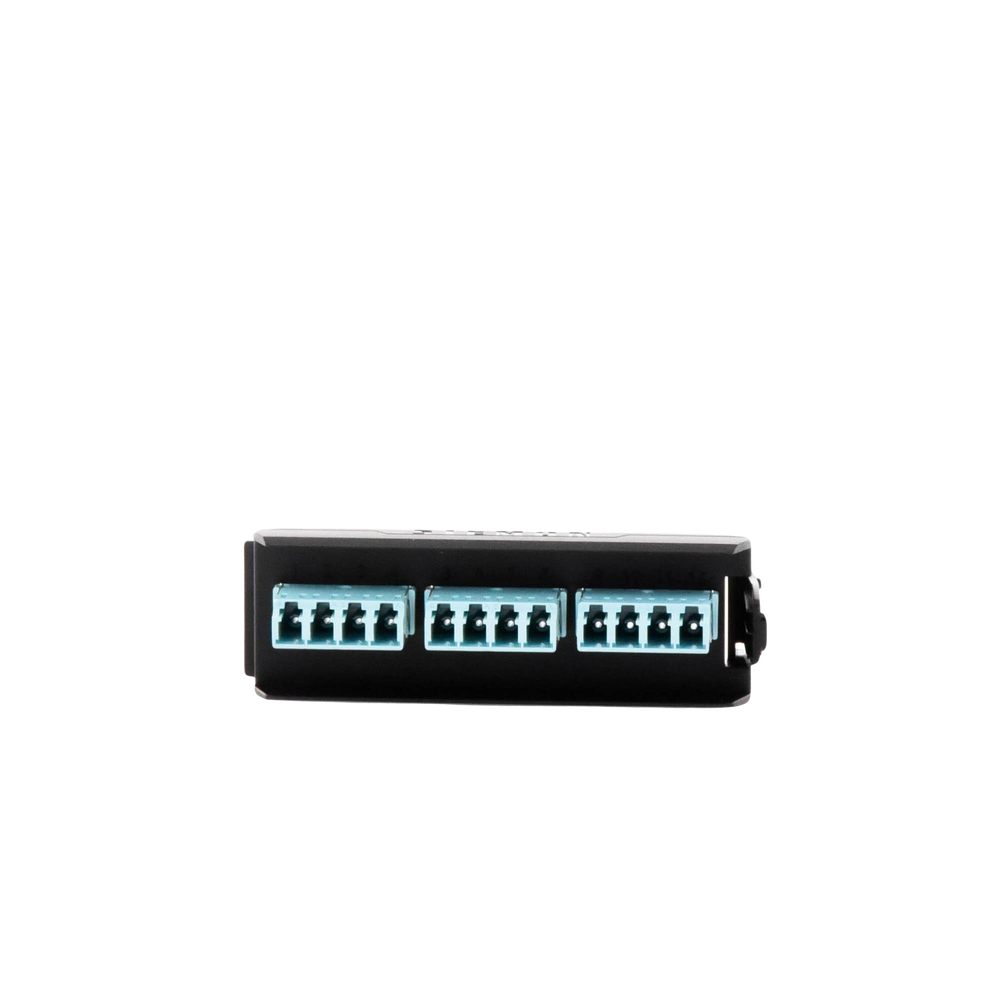 Placa Acopladora LightVerse, 6 Conectores Dúplex LC/UPC, Acepta hasta 12 Fibras Multimodo OM3 y OM4 (No Shuttered)