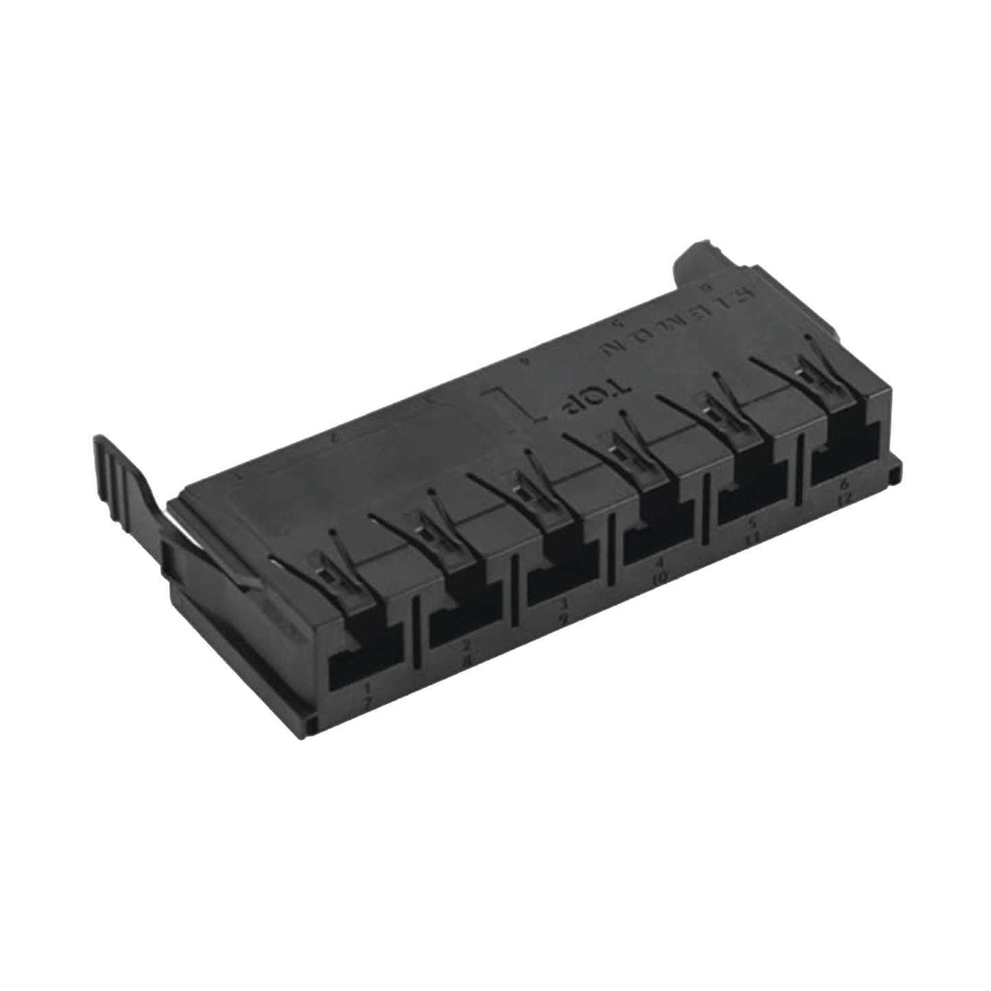 Copper, Adapter Plate, Lightverse Combo, Empty, Shielded, 6 Port, Black