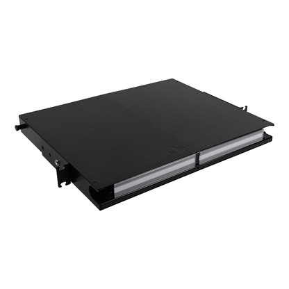 Distribuidor de Fibra Óptica de Alta Densidad LigthVerse *Plus* Para Rack de 19 Pulgadas, Acepta 4 Placas Plug and Play, Hasta 96 Fibras, 1 UR