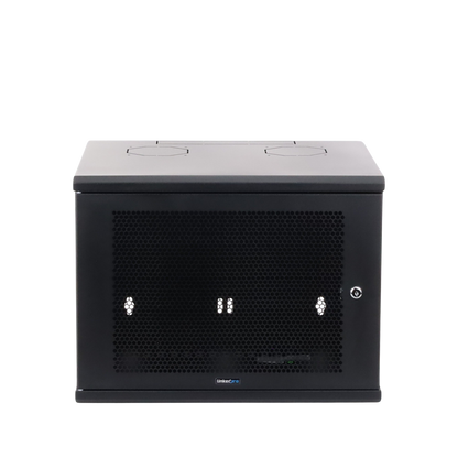 Gabinete Linkedpro de Montaje en Pared, de 19in, Puerta Perforada, 6 UR, 340 mm de Profundidad, Color Negro