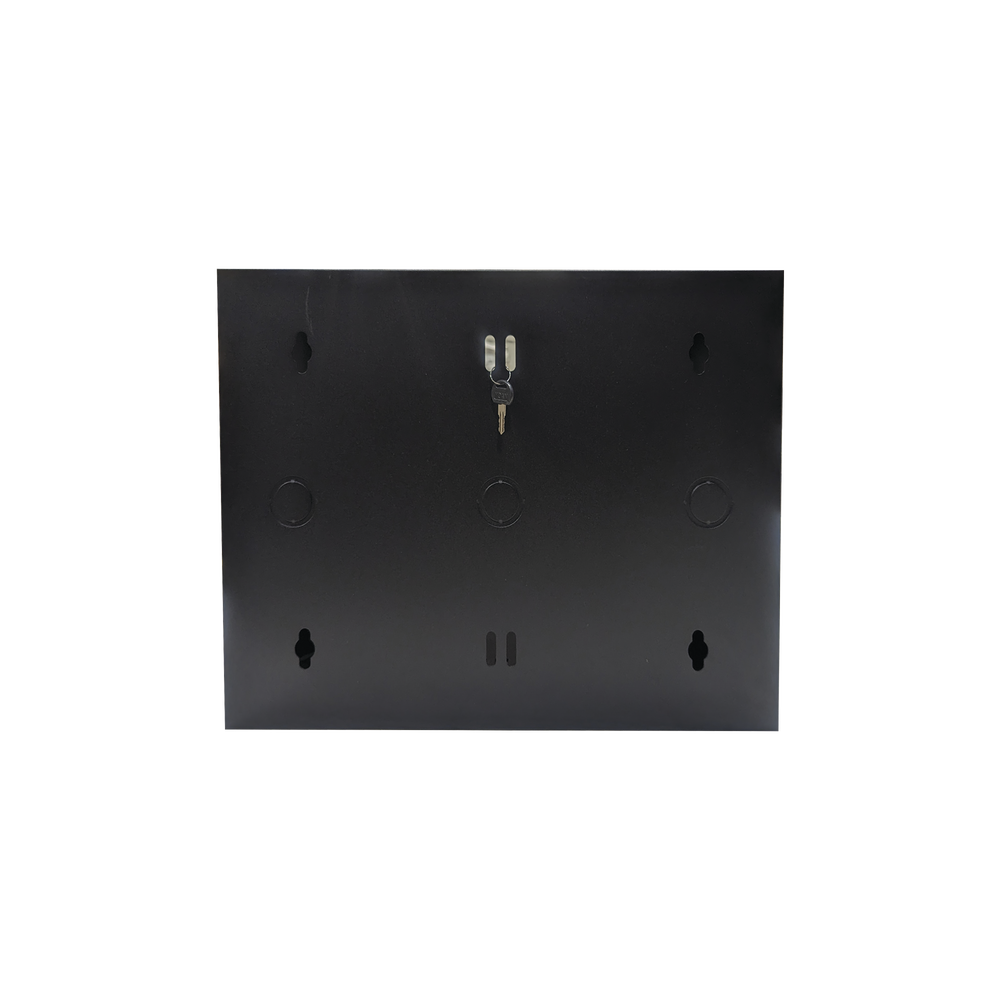 Gabinete de Montaje en Pared, Con Puerta de Cristal, de 19in, 6UR, Color Negro