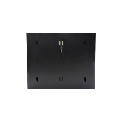 Gabinete de Montaje en Pared, Con Puerta de Cristal, de 19in, 6UR, Color Negro