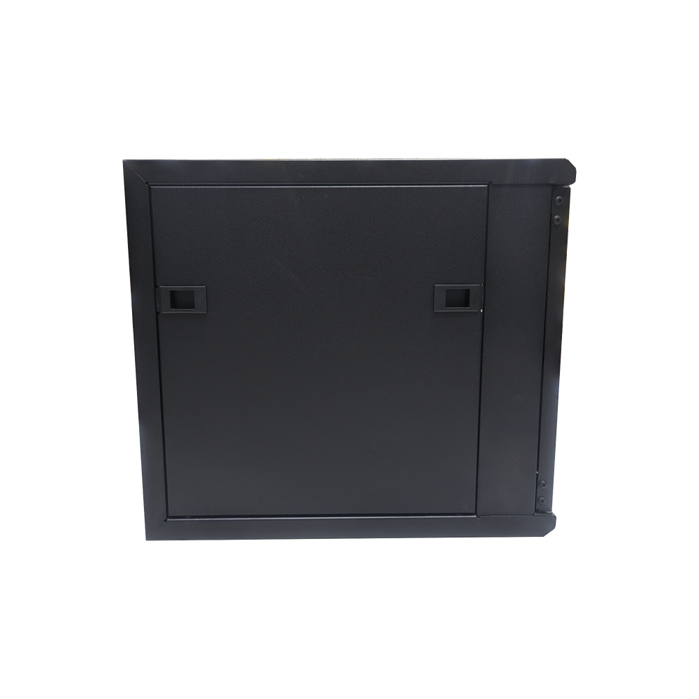 Gabinete de Montaje en Pared, Con Puerta de Cristal, de 19in, 6UR, Color Negro