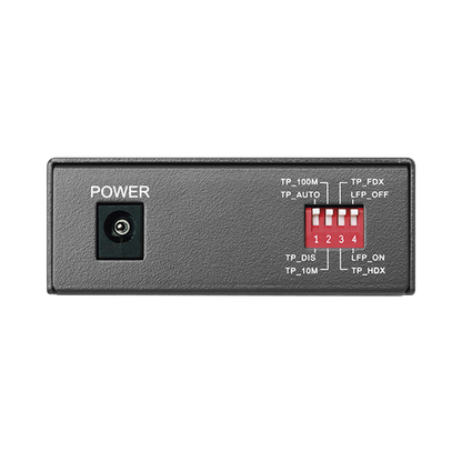 Convertidor Fibra Óptica WDM Monomodo / 1 puerto RJ45 10/100 Mbps / 1 puerto SC/UPC 100 Mbps /  Hasta 20 Km / Para su Funcionamiento Requiere el Modelo MC111CS / Plug and Play