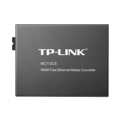 Convertidor Fibra Óptica WDM Monomodo / 1 puerto RJ45 10/100 Mbps / 1 puerto SC/UPC 100 Mbps /  Hasta 20 Km / Para su Funcionamiento Requiere el Modelo MC111CS / Plug and Play