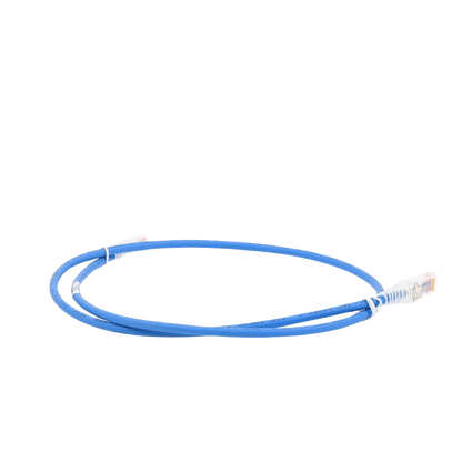 Patch Cord MC5 Modular Cat5e UTP, CM/LS0H, 0.91 Metros (3 Pies), Color Azul, Versión Bulk (Sin Empaque Individual)