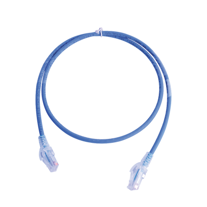 Patch Cord MC5 Modular Cat5e UTP, CM/LS0H, 1.52 Metros (5 Pies), Color Azul, Versi�n Bulk (Sin Empaque Individual)