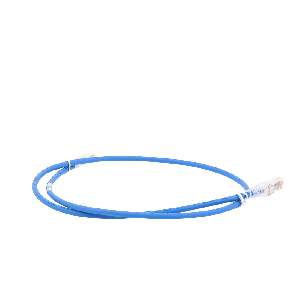 Patch Cord MC5 Modular Cat5e UTP, CM/LS0H, 2.13 Metros (7 Pies), Color Azul, Versión Bulk (Sin Empaque Individual)