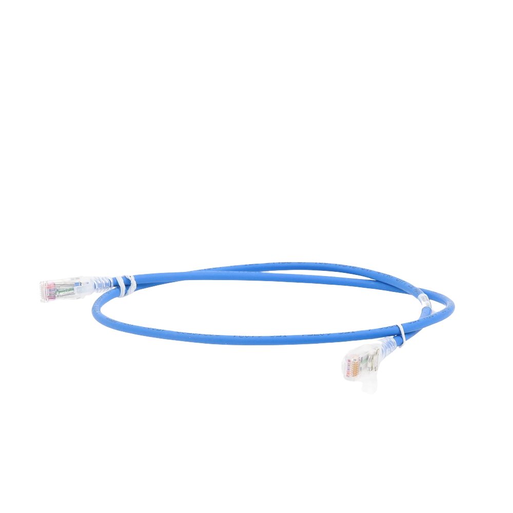 Patch Cord MC6 Modular Cat5e UTP, CM/LS0H, 3.05 Metros (10 Pies), Color Azul, Versi�n Bulk (Sin Empaque Individual)