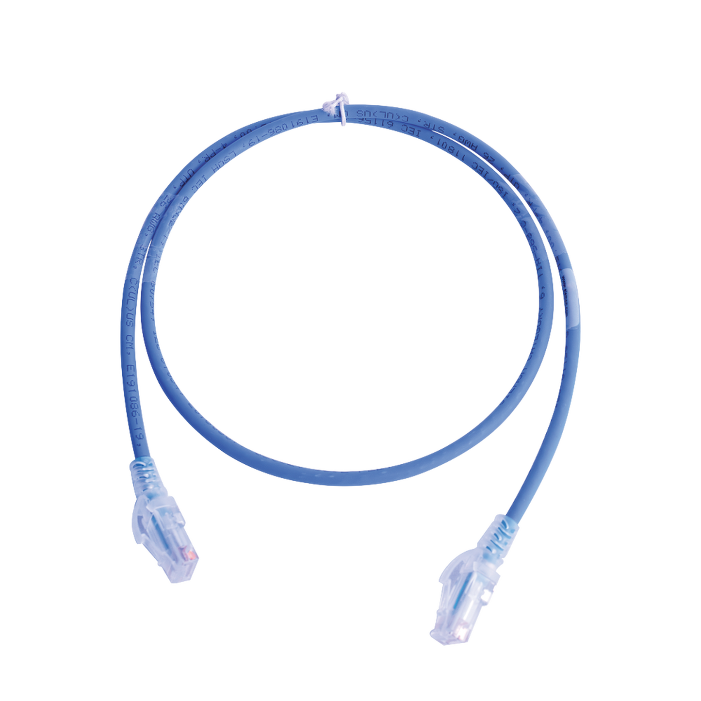 Patch Cord MC6 Modular Cat5e UTP, CM/LS0H, 3.05 Metros (10 Pies), Color Azul, Versi�n Bulk (Sin Empaque Individual)