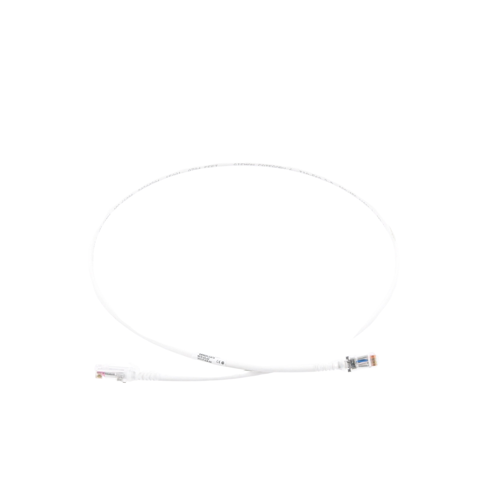 Patch Cord MC6 Modular Cat6 UTP, CM/LS0H, 3ft, Color Blanco