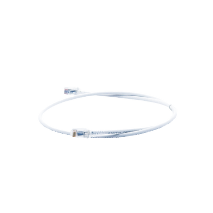 Patch Cord MC6 Modular Cat6 UTP, CM/LS0H, 0.91 Metros (3 Pies), Color Blanco, Versión Bulk (Sin Empaque Individual)