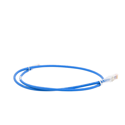 Patch Cord MC6 Modular Cat6 UTP, CM/LS0H, 0.91 Metros (3 Pies), Color Azul, Versión Bulk (Sin Empaque Individual)