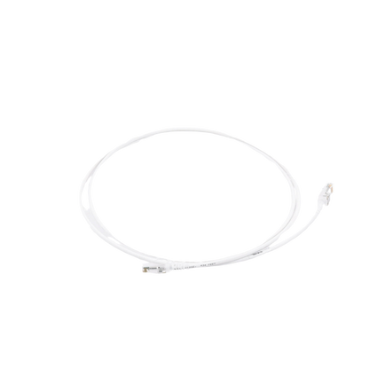 Patch Cord MC6 Modular Cat6 UTP, CM/LS0H, 1.52 Metros (5 Pies), Color Blanco, Diámetro Reducido (28AWG)