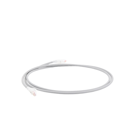 Patch Cord MC6 Modular Cat6 UTP, CM/LS0H, 1.52 Metros (5 Pies), Color Gris