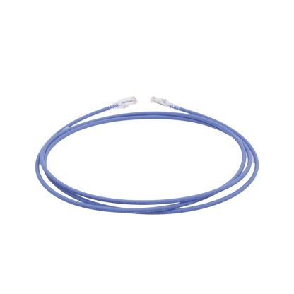 Patch Cord MC6 Modular Cat6 UTP, CM/LS0H, 2.13 Metros (7 Pies), Color Azul
