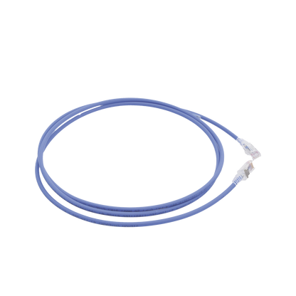 Patch Cord MC6 Modular Cat6 UTP, CM/LS0H, 2.13 Metros (7 Pies), Color Azul