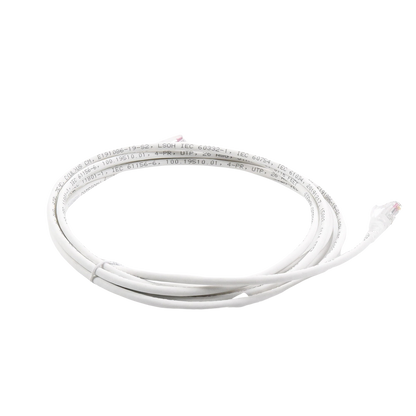 Patch Cord MC6 Modular Cat6 UTP, CM/LS0H, 3.05 Metros (10 Pies), Color Blanco, Versión Bulk (Sin Empaque Individual)