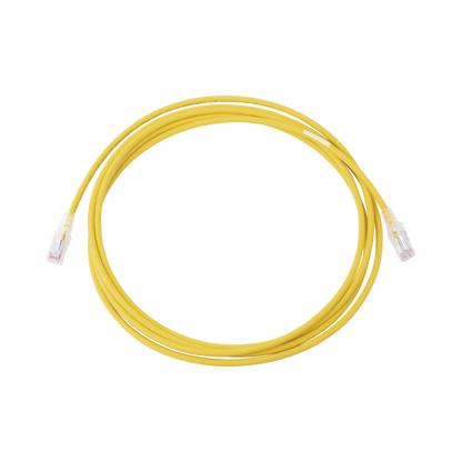 Patch Cord MC6 Modular Cat6 UTP, CM/LS0H, 3.05 Metros (10 Pies), Color Amarillo