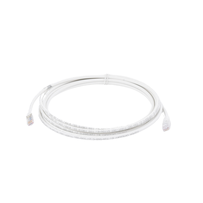 Patch Cord MC6 Modular Cat6 UTP, CM/LS0H, 4.57 Metros (15 Pies), Color Blanco