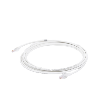 Patch Cord MC6 Modular Cat6 UTP, CM/LS0H, 4.57 Metros (15 Pies), Color Blanco