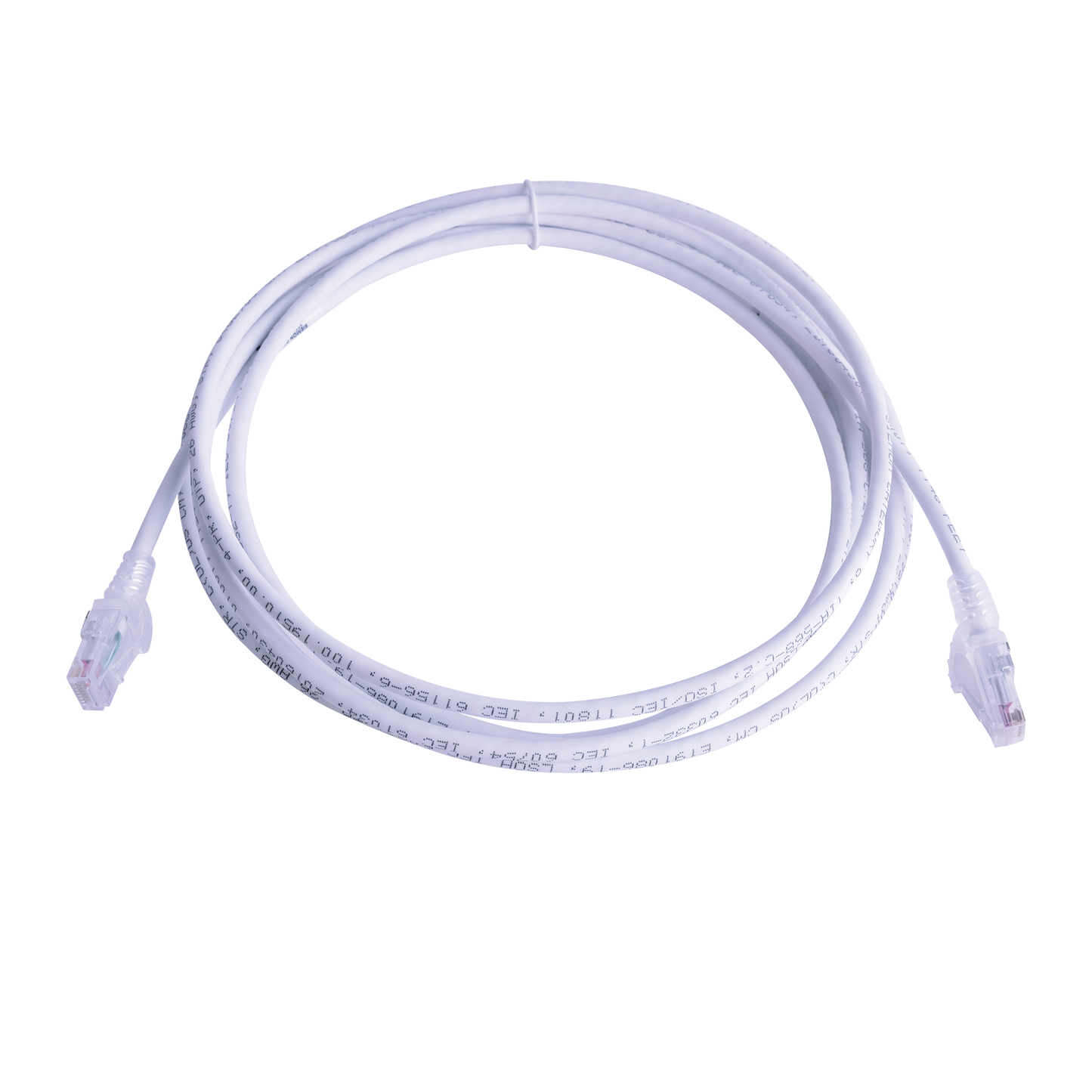 Patch Cord MC6 Modular Cat6 UTP, CM/LS0H, 15.24 Metros (50 Pies), Color Blanco