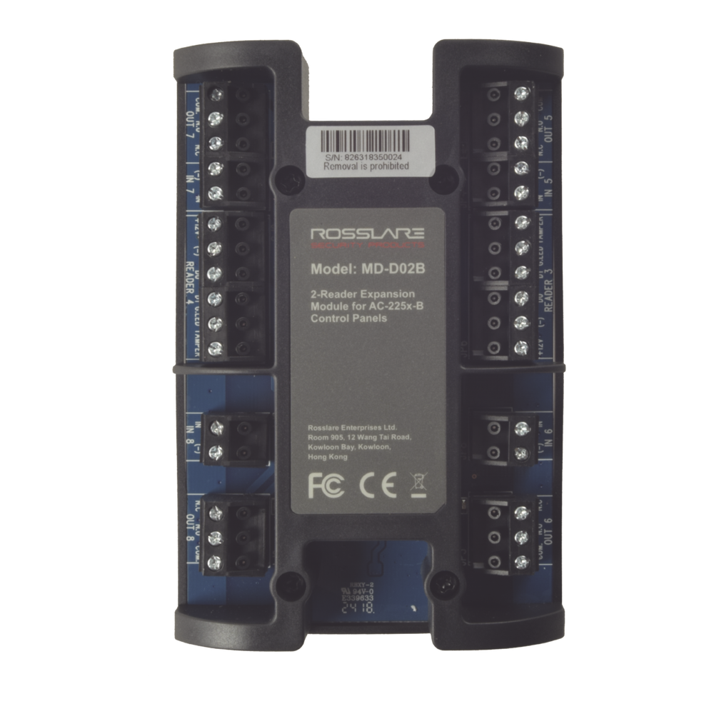 Módulo expansor de 2 lectoras / Para panel AC-225IP-BU