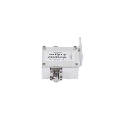 Protector RF Coaxial A 75 Ohms +24VDC Con Conector F Hembra De 300 MHz - 2.5 GHz