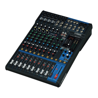 Mezcladora de Audio | 12 Canales | 6 Entradas de Micrófono/línea | 2 Entradas Estéreo | Efectos Integrados | Alimentación Phantom | USB