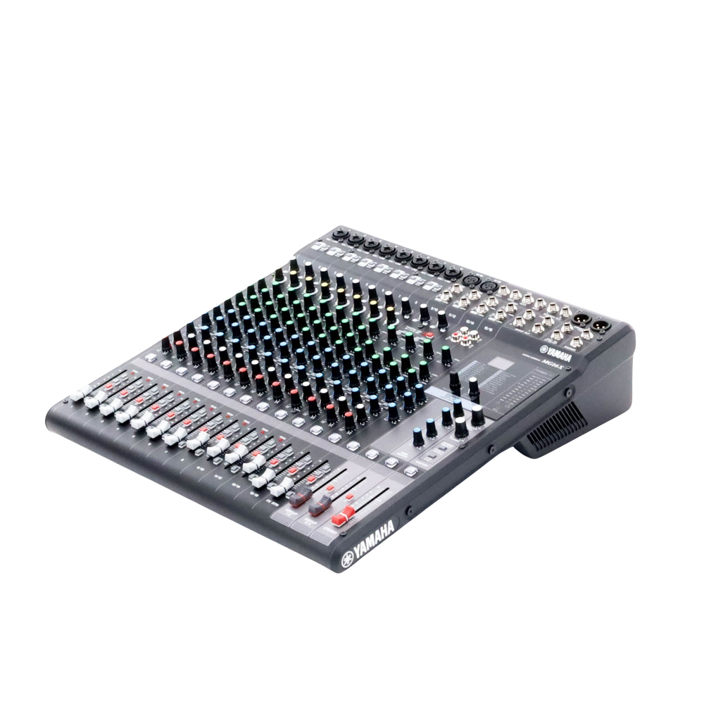 Mezcladora de Audio | 16 Canales | 10 Entradas de Micrófono | Entradas de Línea | Efectos | (MG16X)