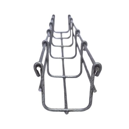 Charola Bimetálica Tipo Malla 66/50 mm, Ideal Para Utilizarse al Exterior o Zonas Húmedas, Hasta 53 Cables Cat6, Tramo de 3 Metros