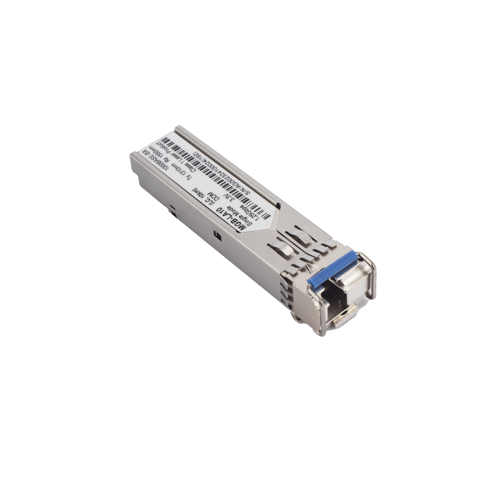 Transceptor WDM Mini-Gbic SFP 1G LC TX:1310nm RX:1550 Para Fibra Mono Modo 10 Km, Requiere MGB-LB10