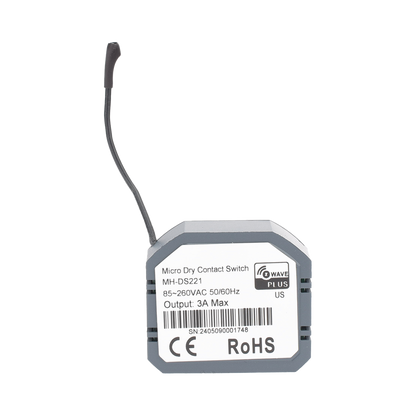 (ZWAVE) Micro modulo On/Off y salida de contacto seco