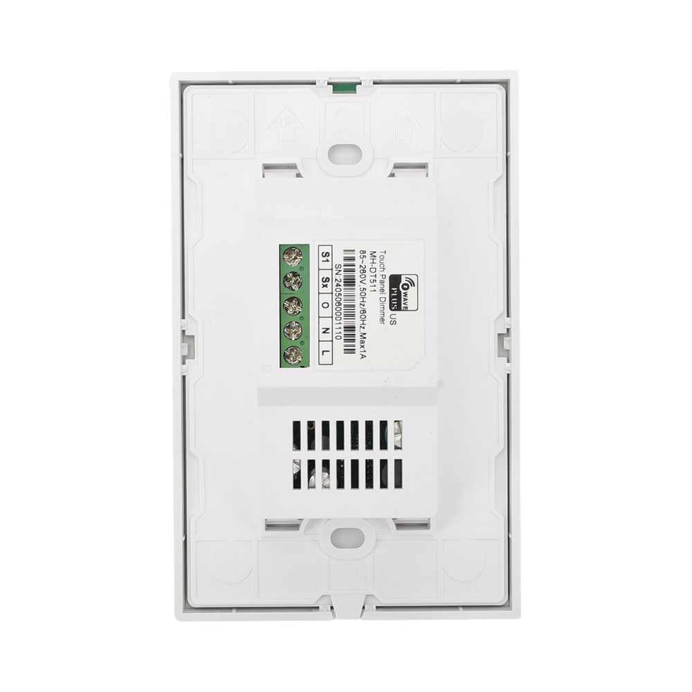 (ZWAVE) Dimmer panel táctil touch inalámbrico Zwave Plus. Compatible con Hubitat HC8, Álula  M2M, otros