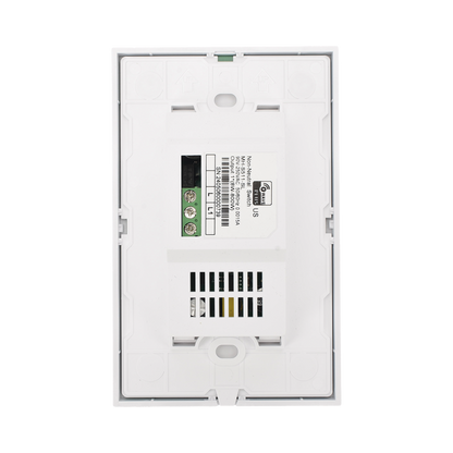 (ZWAVE) Interruptor On/Off panel táctil touch inalámbrico Zwave Plus 1 boton. No requiere cable neutro, Compatible con Hubitat HC8, Álula  M2M, otros
