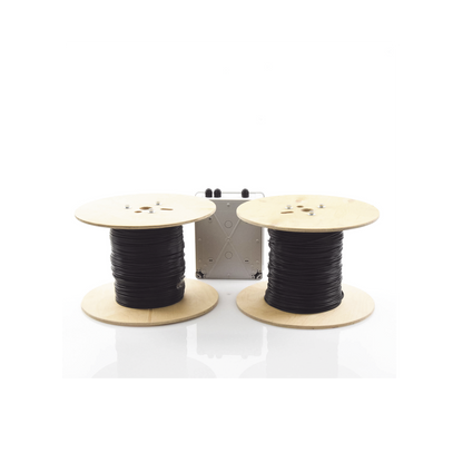 MICALERT Cable Sensor para Paredes, Rejas Rigidas o barandales / 2 zonas de 305 metros / 610 Metros de Protección Total/Tarjeta LPU400/Calibración via software