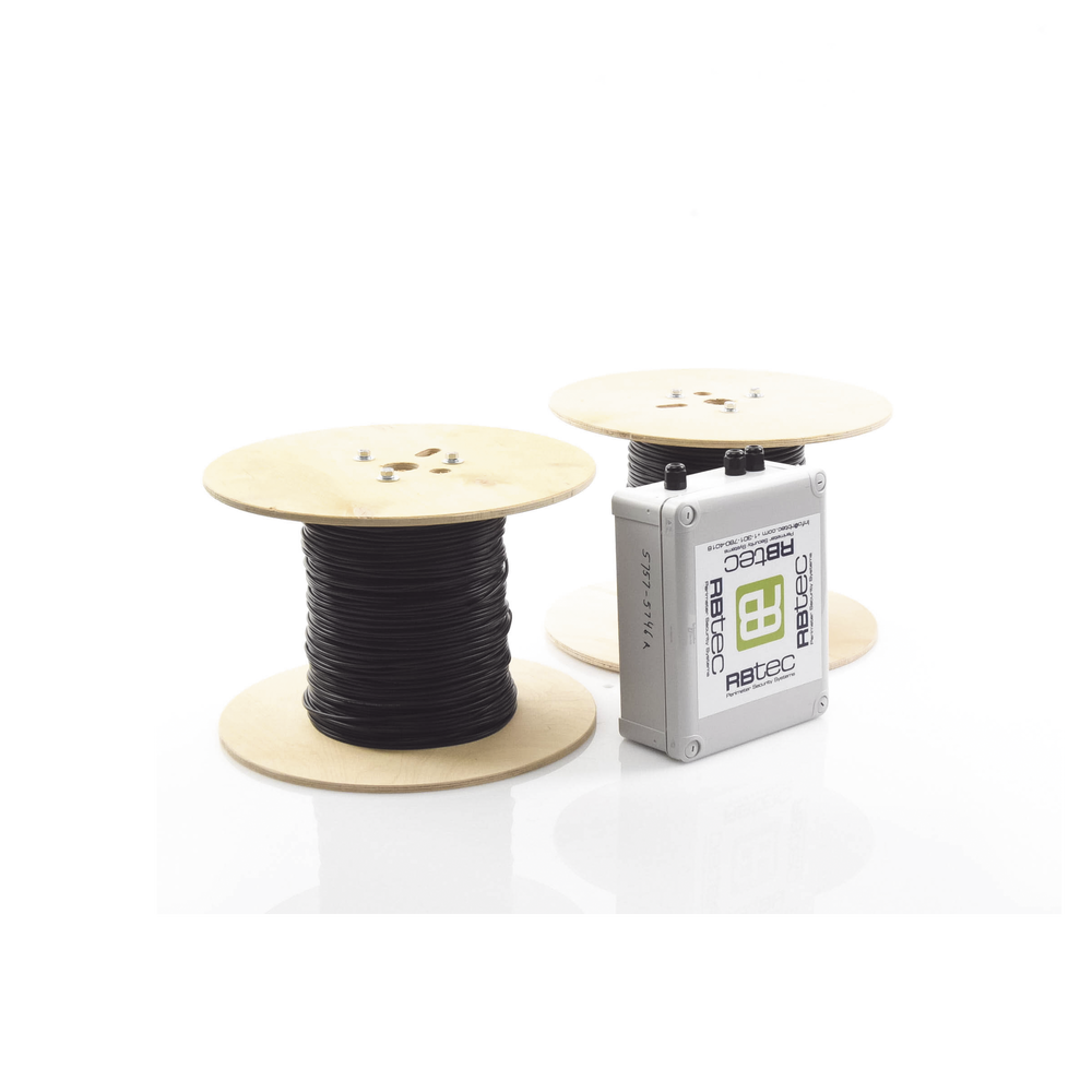 MICALERT Cable Sensor para Paredes, Rejas Rigidas o barandales / 2 zonas de 305 metros / 610 Metros de Protección Total/Tarjeta LPU400/Calibración via software