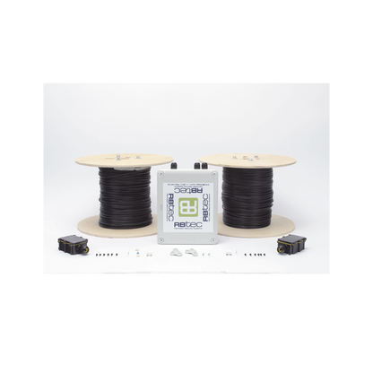 MICALERT Cable Sensor para Paredes, Rejas Rigidas o barandales / 2 zonas de 305 metros / 610 Metros de Protección Total/Tarjeta LPU400/Calibración via software