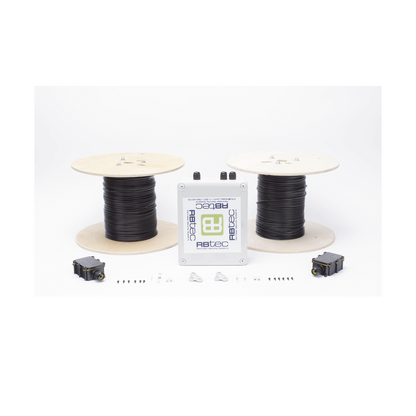 MICALERT Cable Sensor para Paredes, barandales, rejas rigidas / 2 zonas de 152 metros / 304 Metros de protección total/Tarjeta LPU400/Calibración via software