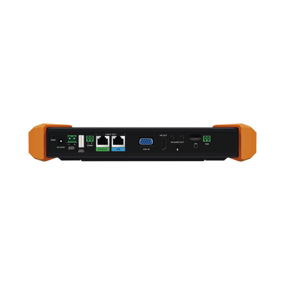 Probador de Vídeo con Pantalla LCD de 7" para IP ONVIF / 8MP TVI + 8MP CVI + 8MP AHD + SDI/EXâ€SDI + Multímetro + Cable TDR / Prueba de Red de Fibra Óptica + Medidor de Distancia Laser + Cámara Integrada
