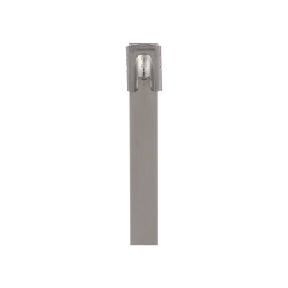 Cincho Pan-Steel™ de Acero Inoxidable 316, de 362mm largo x 7.9mm ancho, Color Metálico, Paquete de 50pz
