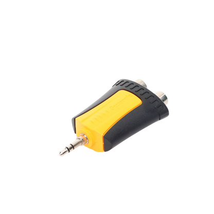 Conector Estéreo | 3.5 mm - 2 x conector Hembra RCA | Adaptador de Carcasa de Plástico