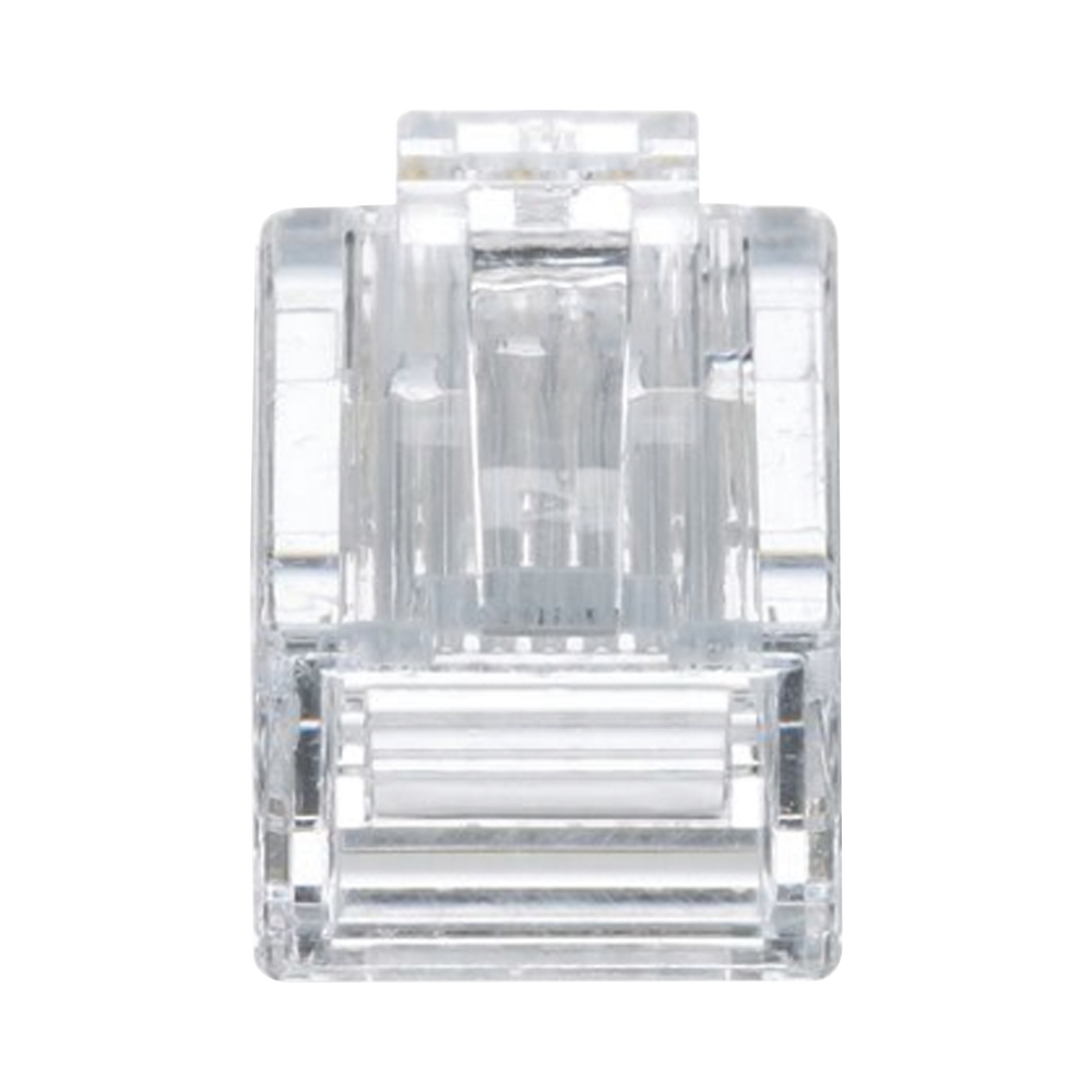 Plug RJ45 Cat5e, Para Cable UTP de Calibres 24-26 AWG, Chapado en Oro de 50 Micras, Paquete de 50 Piezas