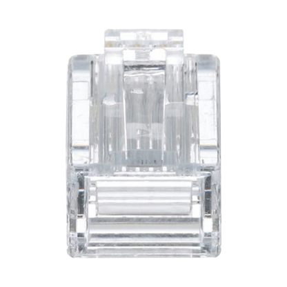 Plug RJ45 Cat5e, Para Cable UTP de Calibres 24-26 AWG, Chapado en Oro de 50 Micras, Paquete de 50 Piezas