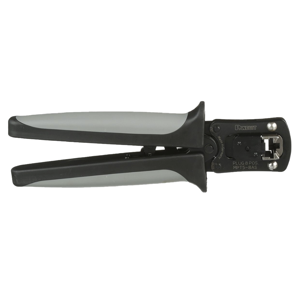 Pinzas Ponchadoras Para Plugs Modulares RJ45, Cat5e, Cat6 y Cat6A, Color Negro