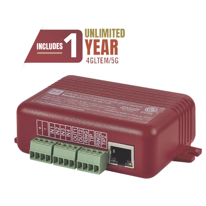 COMUNICADOR DUAL Universal para PANELES DE INCENDIO 4GLTEM - 1 Año de Servicio - Eventos a CMS