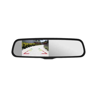 Espejo retrovisor con Pantalla LCD con atenuación automática cuenta con entradas de video duales