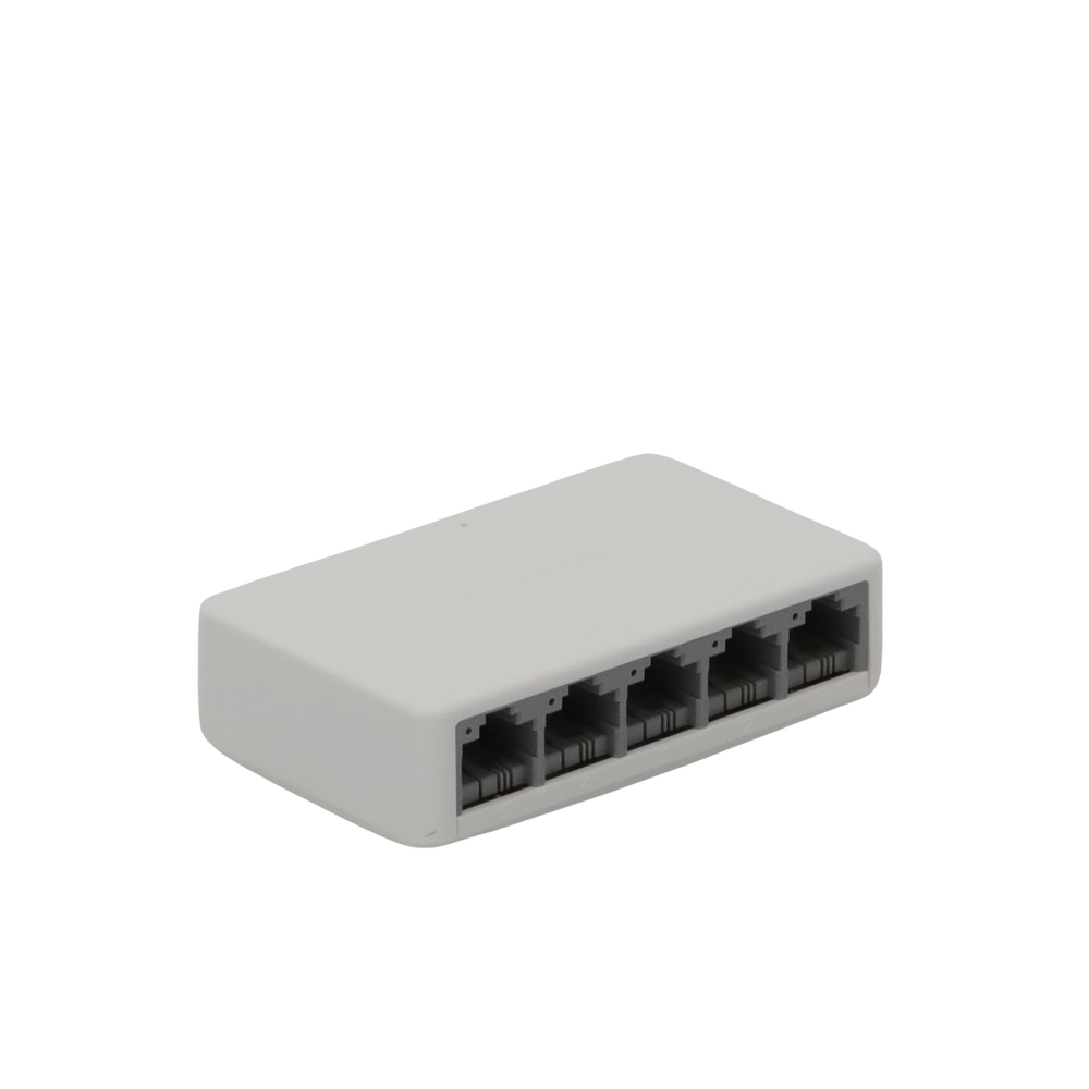 Switch NO Administrable / Para escritorio /  5 puertos 10/100 Mbps / Diseño Compacto / Plug and Play