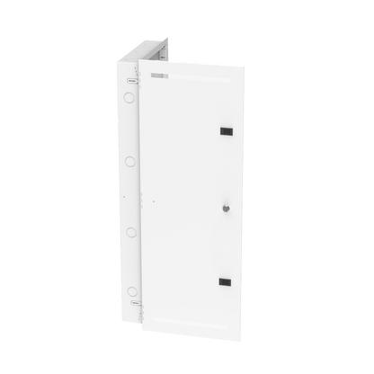 Gabinete Multipropósito de Montaje en Pared, de 42 in de Altura, Con Puerta Reversible, Fabricado en Acero, Color Blanco
