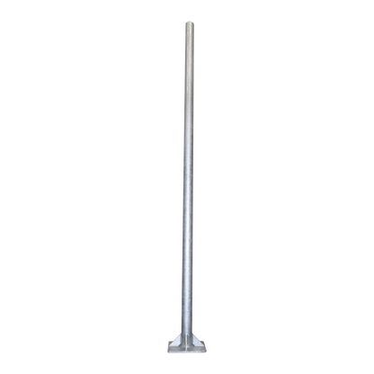 Poste de Acero Galvanizado para Videovigilancia, 3 m de altura.